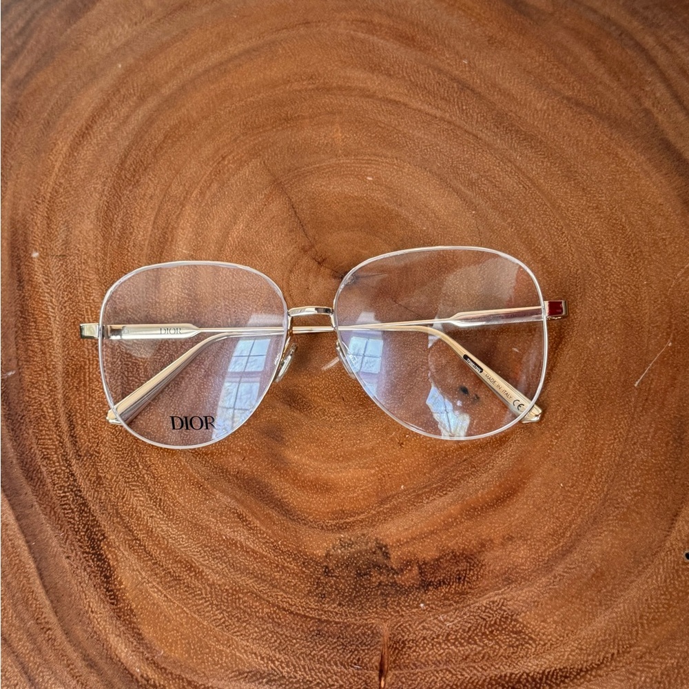 Dior Gold Women's pilot Glasses